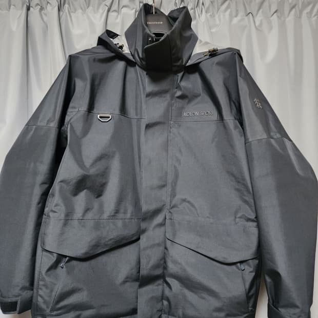 코오롱스포츠 3L 고어텍스 자켓 M 차콜