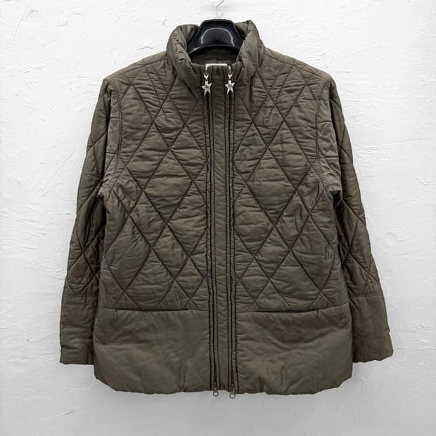 t.b 더블지퍼 퀄팅 경량패딩