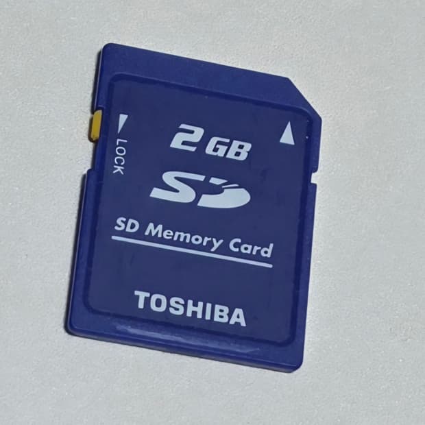 도시 2GB SD카드