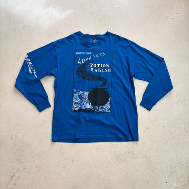 해리포터 오피셜 고급 마법약 제조 프린팅 빈티지 롱슬리브 XL