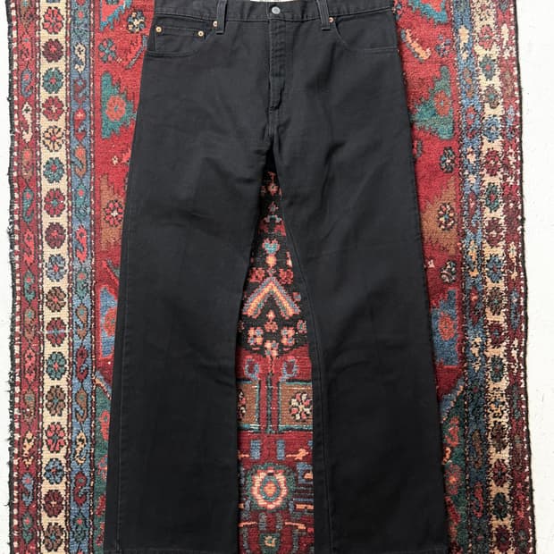 00's 빈티지 리바이스 517 블랙 플레어진 신품급 컨디션