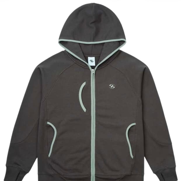 산산기어 24ss 후드집업 브라운 2