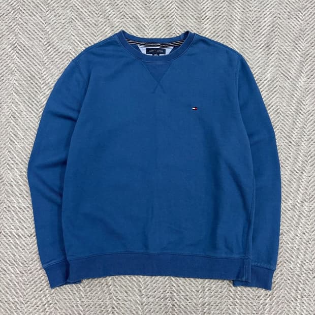 타미힐피거 베이직 로고 맨투맨 v3054