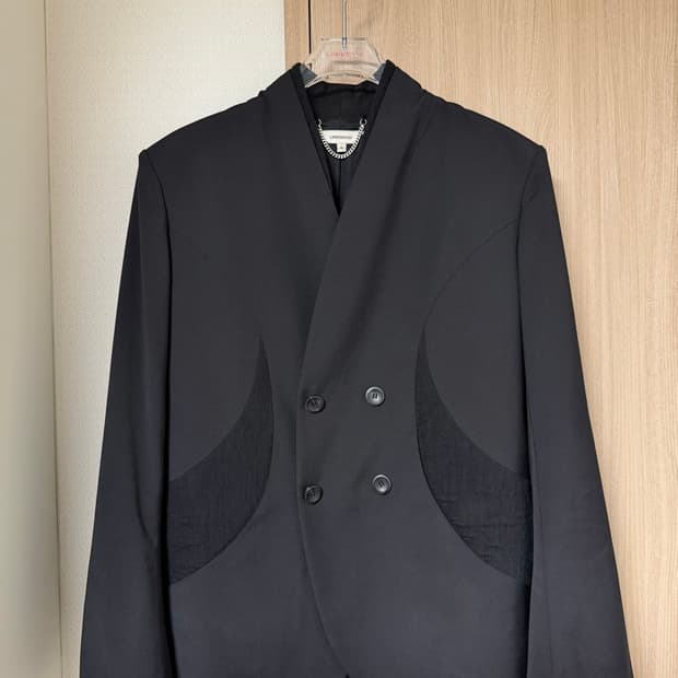 커마웨어 숄 카라 블레이저 자켓 