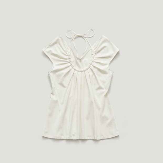 파르벵 브리즈 홀터 BREEZE HALTER SHIRRING BLOUSE