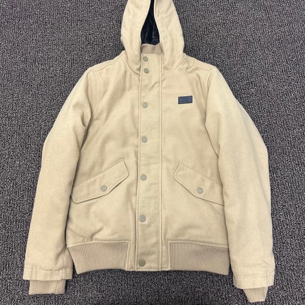 VANS 반스 울 후드 자켓 베이지 S
