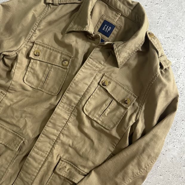 GAP 4-포켓 밀리터리 필드 자켓