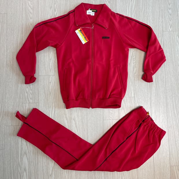 실버호크 스포츠 90s 올드 트랙탑 져지 셋업 1990