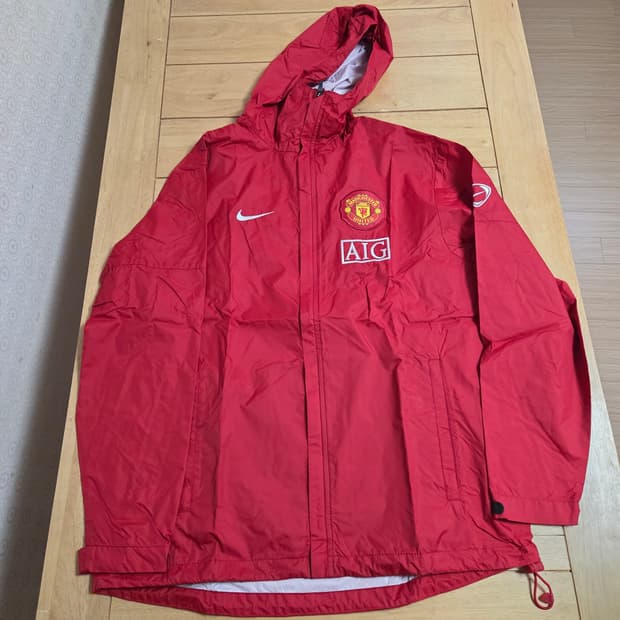 100 맨유 나이키 바람막이 AIG 후드집업