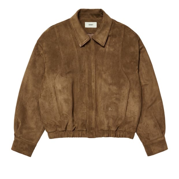 다이닛 스웨이드 봄버 점퍼 브라운 새상품