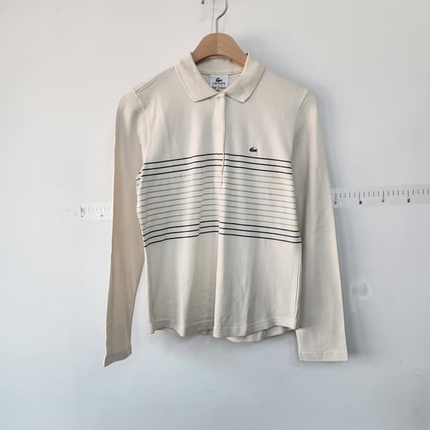 라코스테 긴팔 스트라이프 카라티