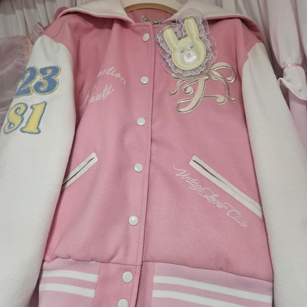 졸리레이드 엔야 바시티 자켓 모리걸 나일퍼치 