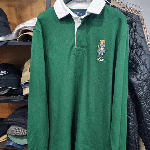 polo 정품 카라 pk티 폴로베어 95추천(가슴단면50) 컨디션10/9