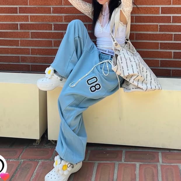 더미스테리어스호텔 컷오프 스웻팬츠