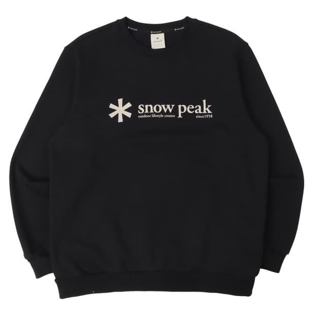 스노우피크 엠브로이드 스웻셔츠
