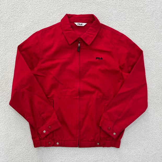 165 휠라 빈티지 블루종 자켓 0305M