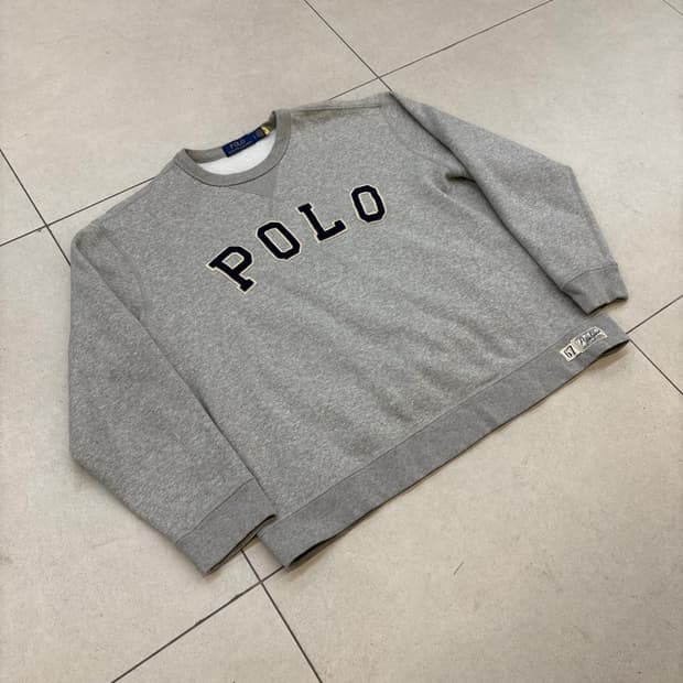 폴로 랄프로렌 크롭 맨투맨