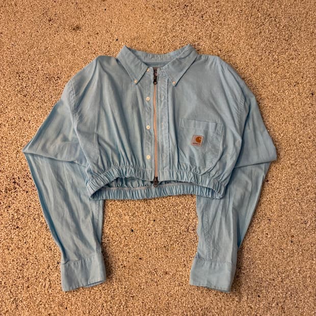 칼하트 커스텀 크롭 셔츠 ⭐️861