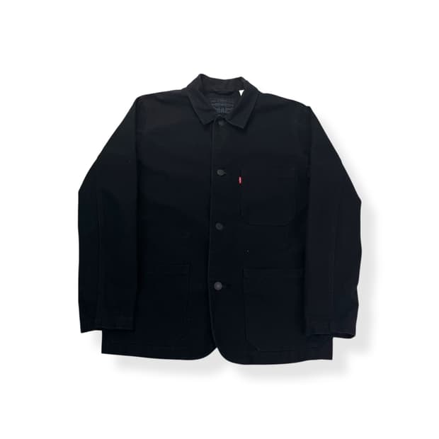 100 리바이스 흑청 데님 자켓