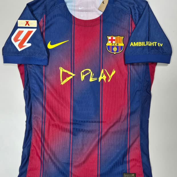 25-26 바르셀로나 에드시런 콜라보킷 라민 야말 유니폼 M사이즈