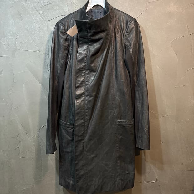 [42] Rick Owens 릭 오웬스 가죽 코트