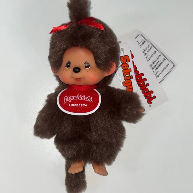 몬치치 SS 걸 키체인 브라운