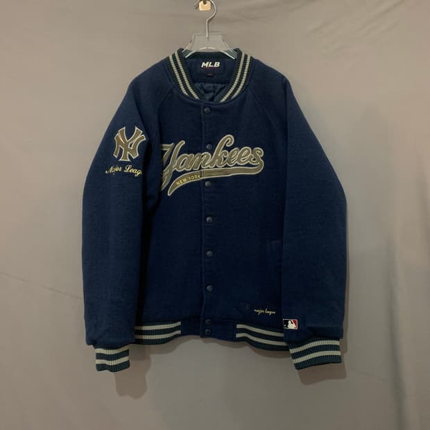 XL MLB 뉴욕양키스 울 모직 바시티 스타디움 자켓