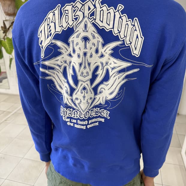 lettering sweat shirt