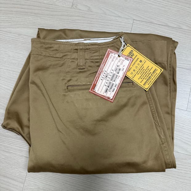 프리휠러스 시빌리언 M-1950 치노팬츠 34 새상품