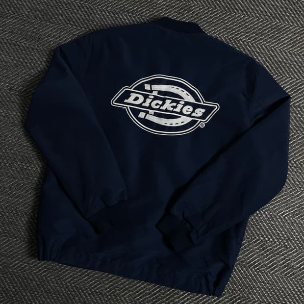 디키즈 시티 보머 빅로고 블루종 자켓y 3703