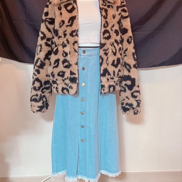 BAGATELLE NYC LEOPARD FUR JACKET