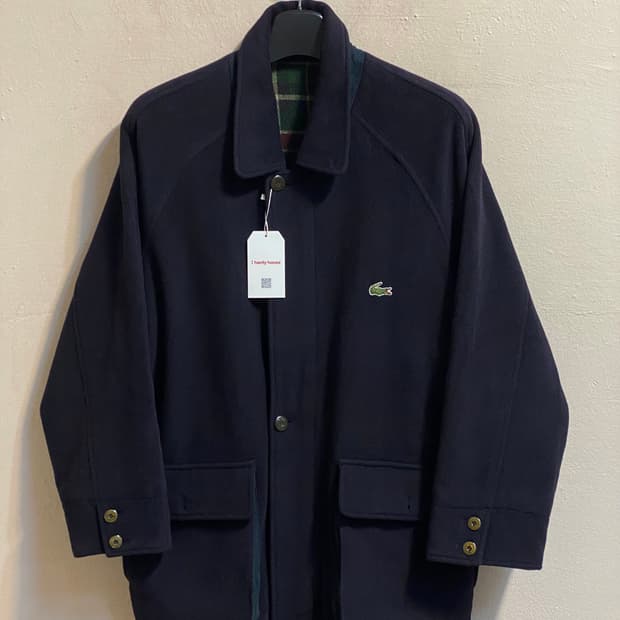 라코스테 울 코트 자켓