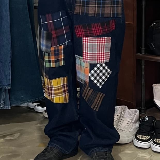 XLARGE 엑스라지 패치 데님 팬츠 34
