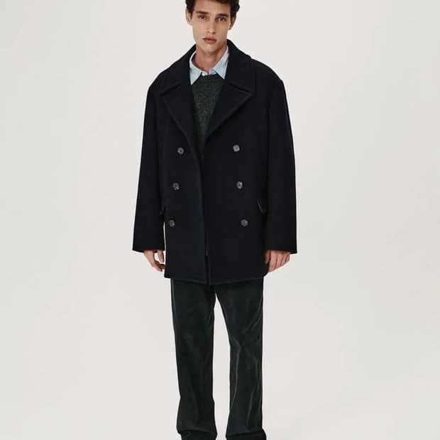 셔터 25fw FM FELT 피코트 네이비 s