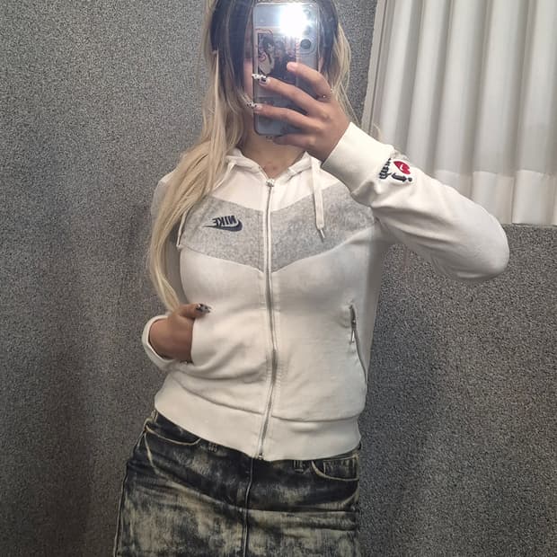 NIKE CROP HOODIE ZIPUP 