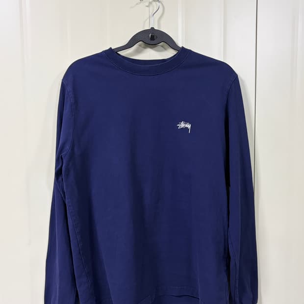 Stussy 스투시 네이비 롱슬리브