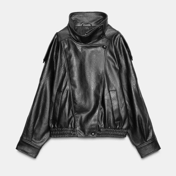 Zara 페이크 레더자켓 M (새상품)