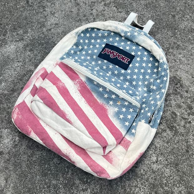 JANSPORT/ 잔스포츠 백팩 성조기 디자인