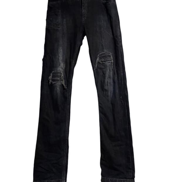 “14th addiction” shark damage pants