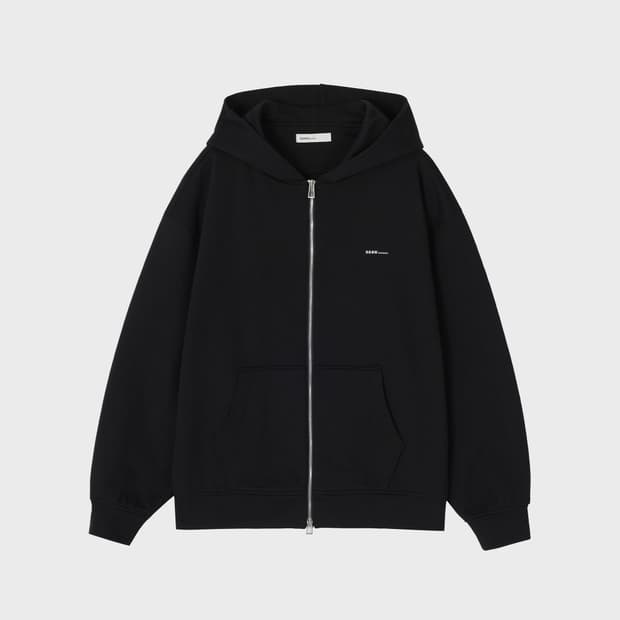 송지오옴므 SSAW 싱귤러 후드 집업 블랙 L (새상품)