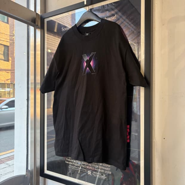 00s Apple Mac os X logo 프로모 티셔츠(데드스탁)