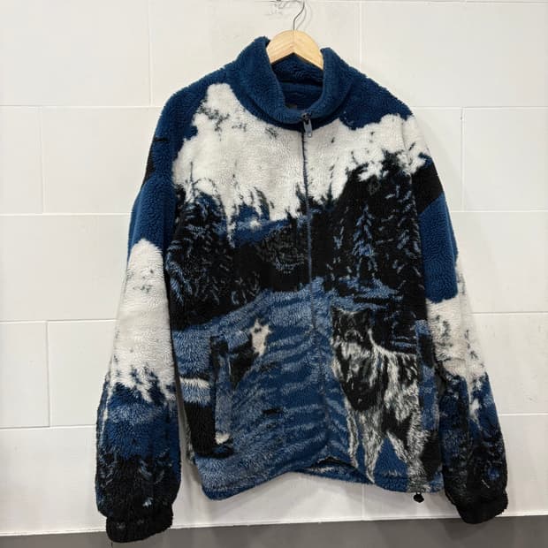 자라 울프스 플리스 자켓