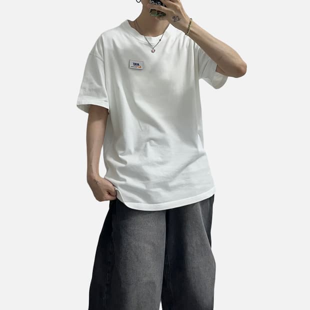 나이키 백로고 화이트 반팔티