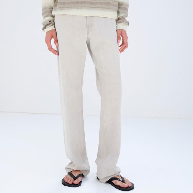 AURALEE 26SS 페이드 하드 트위스트 데님 5p 32사이즈