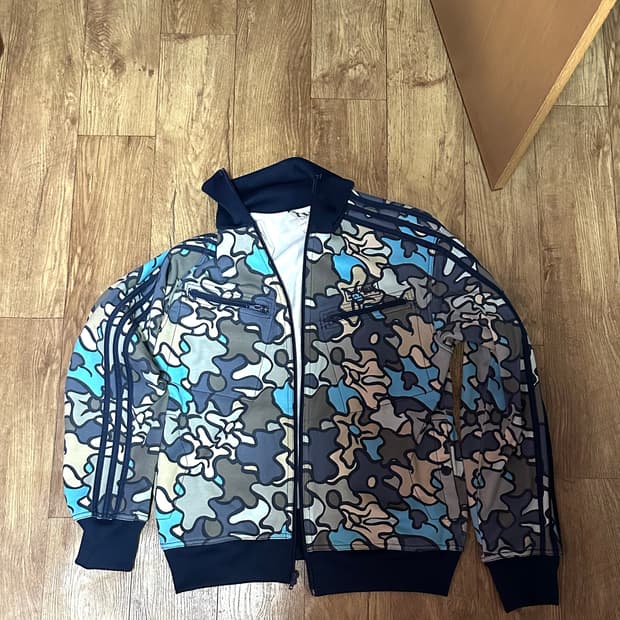 희귀매물))아디다스 카모패턴 집업