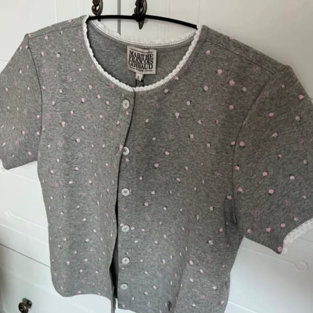 [미 시착 새 상품] 마리떼 플라워 가디건 s