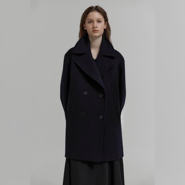 KLEAN 클린 피코트 Boyfriend pea coat(Navy) M
