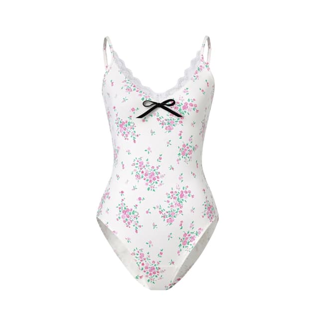 하우스 노웨어 x 슈슈통 스윔 수트 화이트