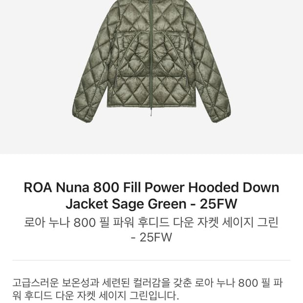 로아하이킹 패딩