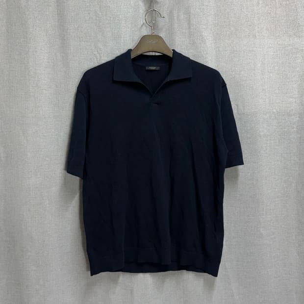 [XL] Massimo Dutti 니트 반팔 폴로 셔츠